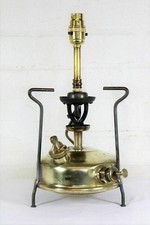 Table Lamp A Converted Military Burmos Mod Primus Stove Lamp 1955 With Markings