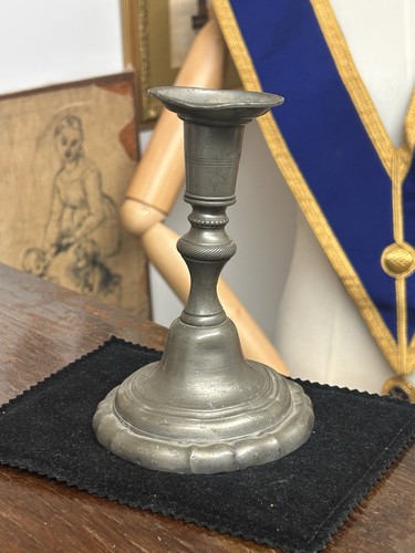 Antique single pewter - antique,