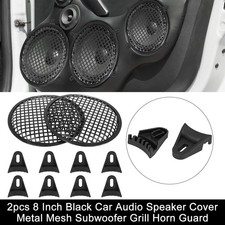 2pcs 8 Inch Black Car Audio