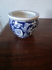 Blue & white Ceramic Planter