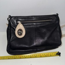 BETTY JACKSON BLACK LEATHER