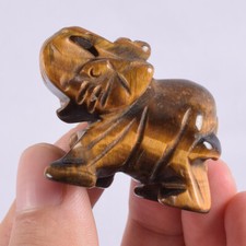 Pair 2inch Tiger's Eye Stone