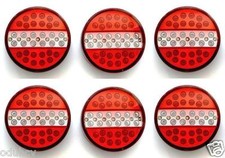 6 x 24V  LED Rear Tail Burger Lights Lamps TRUCK TRACTOR LORRY HGV TRAILER TRL