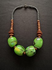 Bold chunky green acrylic - green, &