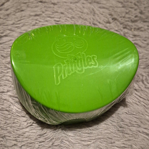 Pringles green snack pot - snack,