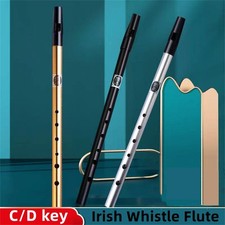 Musical Instruments Irish Whistle 6 Holes High/Low Notes Penny Fulte Whistling