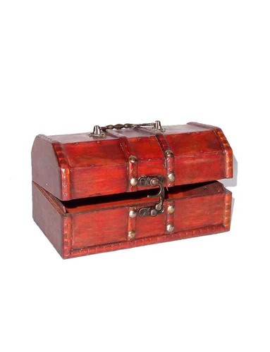 Handmade wooden treasure box - handmade,