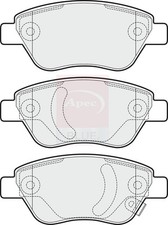 Brake Pads Set fits VAUXHALL CORSA D 1.2 Front 2006 on 1605184 1605226 93167073