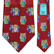 LEONARD PARIS MENS SILK TIE