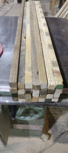 Reclaimed wood battens - ,