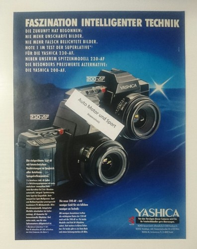 Advertisement yashica - a4:,
