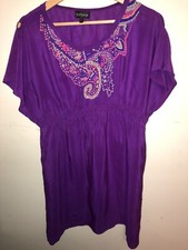 RRP £36 TOPSHOP Purple Beaded