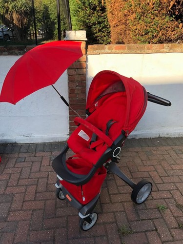 Strokke stroller red - strokke, push