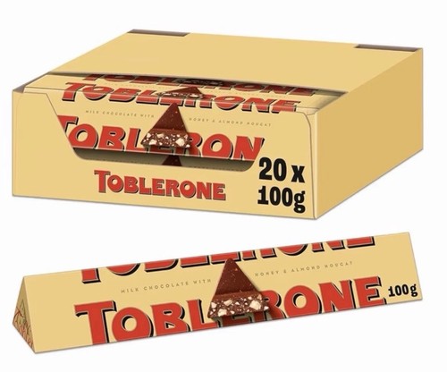 Toblerone milk chocolate - toblerone, bar