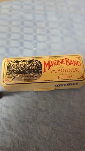 Marine band harmonica - band,