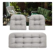 3 Pieces Wicker Chair Cushions
