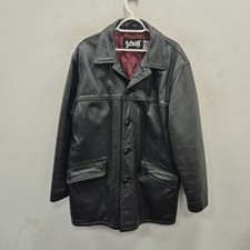 Schott NYC USA Black Leather