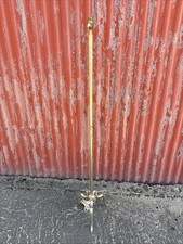 Vintage Brass Standard Lamp Floor Lamp Column Detailing 3 Legged Home Decor