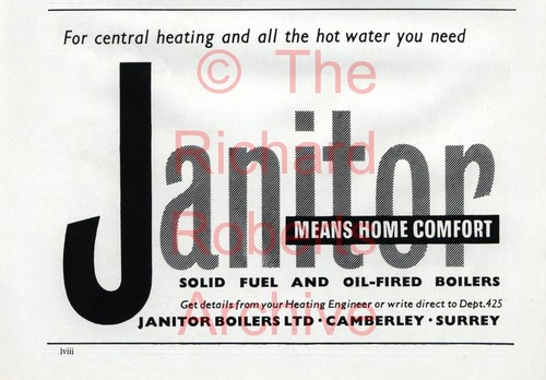 Original 1958 advert for