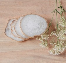 Natural White Agate Coaster |