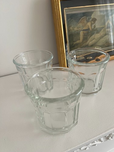 French antique glass jam jars - antique,