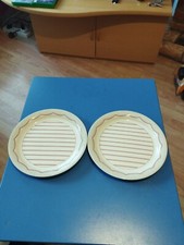 EIT English Ironstone Striped Tableware Dinner Plate 24.5cms diameter.VGC