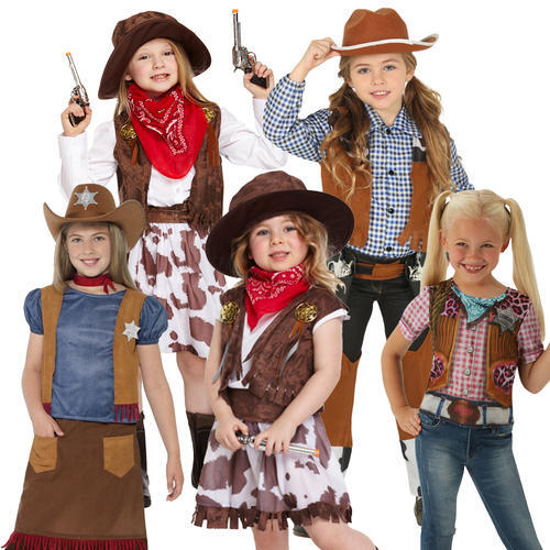 Kids cowgirl wild - wild, west