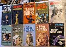 John Creasey lot of 9 Roger