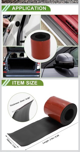 Car side skirt protector black - side,