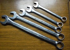 A  Set of Five Sykes Pickavant  Spanners