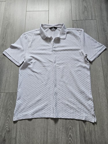 White collared polo style - white,