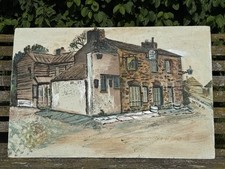 Fred Yates Oil Painting Oil On Board Original Authenticated 36in X 24in