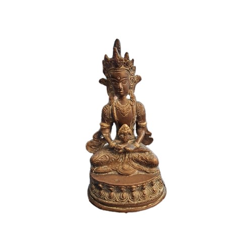 Sino tibetan gilt bronze - sino-tibetan,