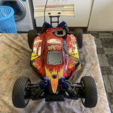 Hiroda GH-4 Sport 1/8 RC Nitro Buggy runs well .21 engine clean buggy 