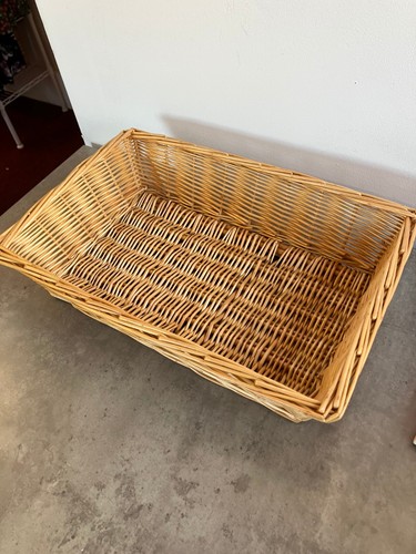 Rectangle woven wicker bread - rectangle,