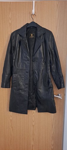 Ladies leather trench - trench, coat