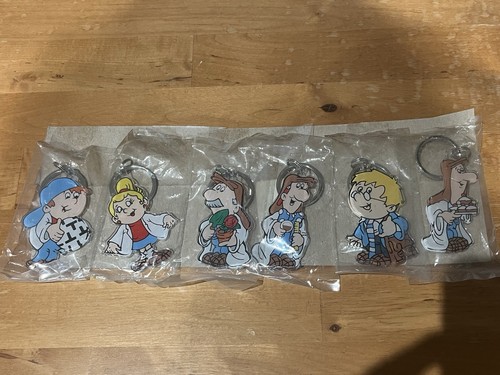 Tetley tea folk keyrings - folk,
