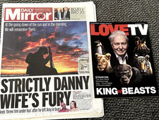 Daily Mirror Newspaper & Magazine - November 10 2018 - Remembrance / Strictly