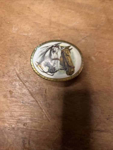 Aynsley horses porcelain pill - horses,