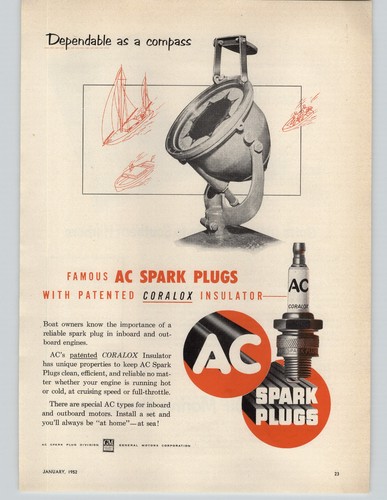 1952 paper spark plug - 1952,