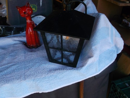 Hanging lantern porch light - lantern,