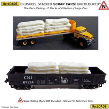 N Scale SCRAP CARS N Scale Vehicles Model Railroad Loads for Model Railway Train
