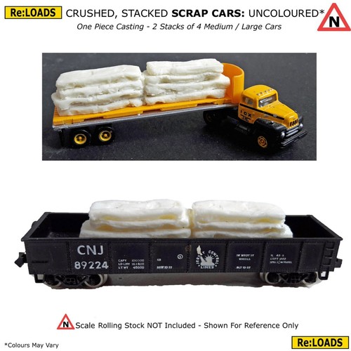 Scale scrap cars - scrap,