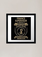 Finance Supervisor T Shirt -
