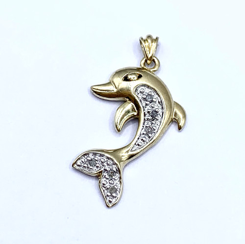 Diamond pendant gold - pendant, ct