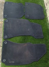 Skoda Superb set of 4 grey carpet floor mats - good used condition