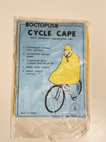 Vintage octopus cycle cape - vintage,