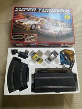 Scalextric Super Turismos Slot Car Racing Set Track Cars, Boxed