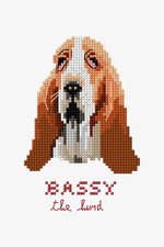 Basset Hound Cross Stitch