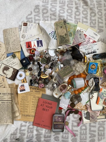 Vintage junk drawer - drawer, clearance